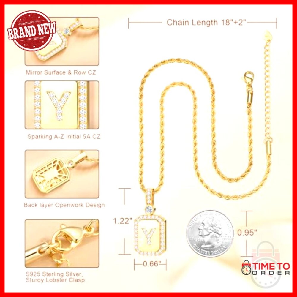 Initial Necklace Personalized Elegant Minimal Chi… - image 5